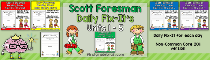 Scott Foresman Reading Street Daily Fix-Its for Grade 1