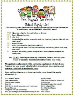 Managing First Day Supplies!