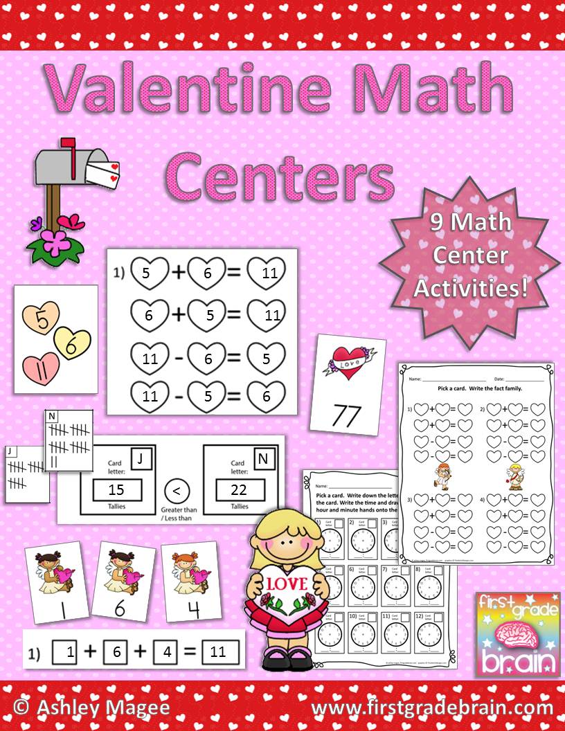 Valentine Math Centers