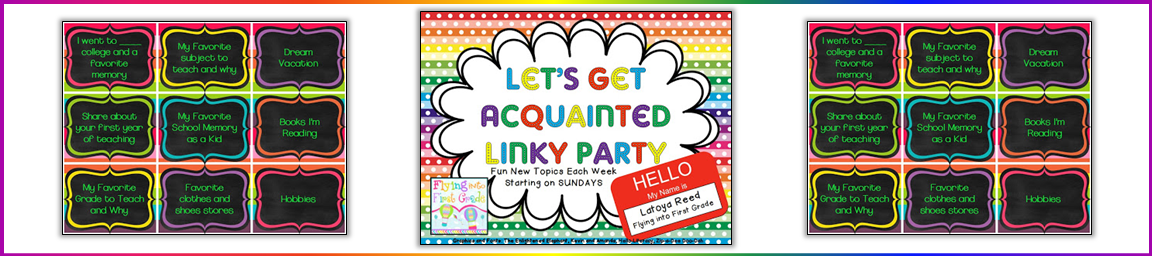 Let’s Get Acquainted Linky Party (Tic Tac Toe!)