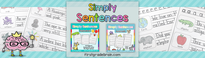 Simply Sentences - Simple Writing Practice