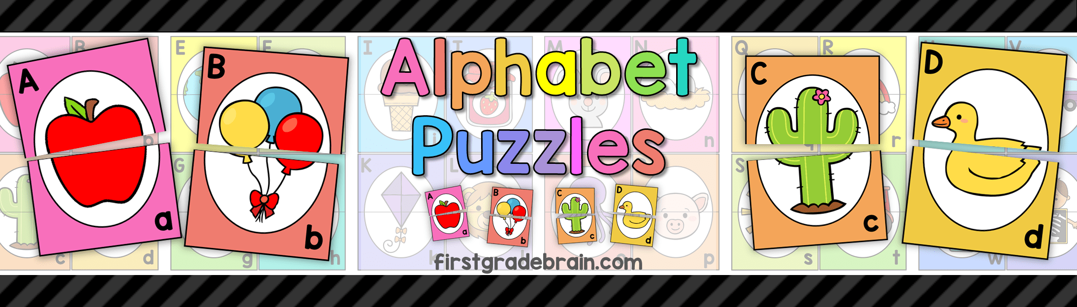 FREE Alphabet Puzzle Cards