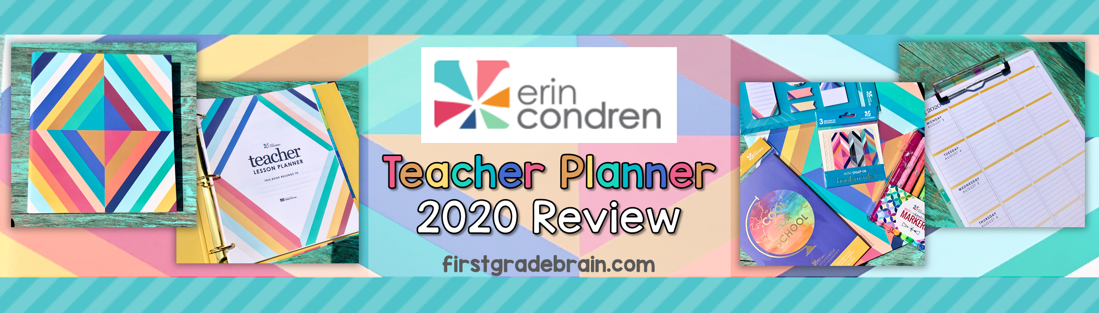 Erin Condren Teacher Lesson Planner 2020 (Binder!)