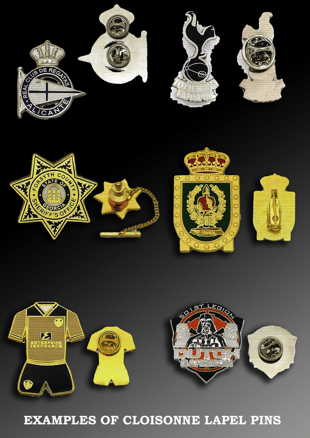 Lapel Pin - Cloisonne - First Place Awards
