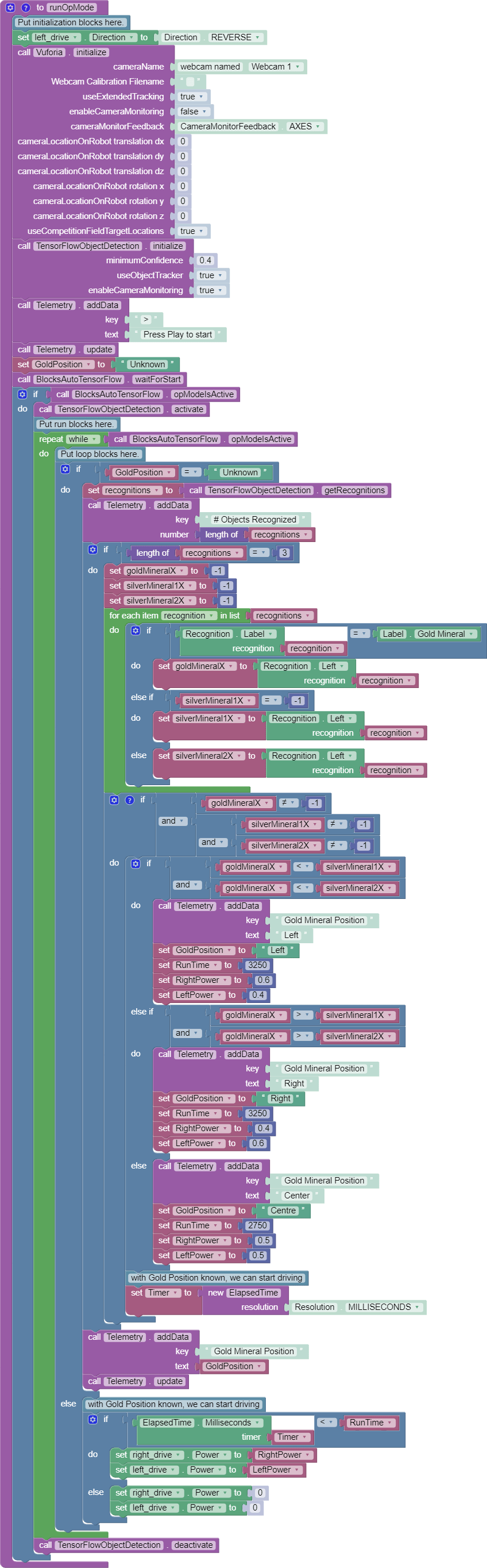 Ftc How Program A Arm Motor Blocks