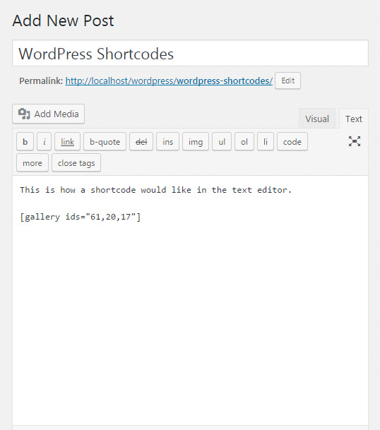 You can add your custom shortcode scripts to the theme's functions.php file or include them in a plugin. How To Use Wordpress Shortcodes With Examples