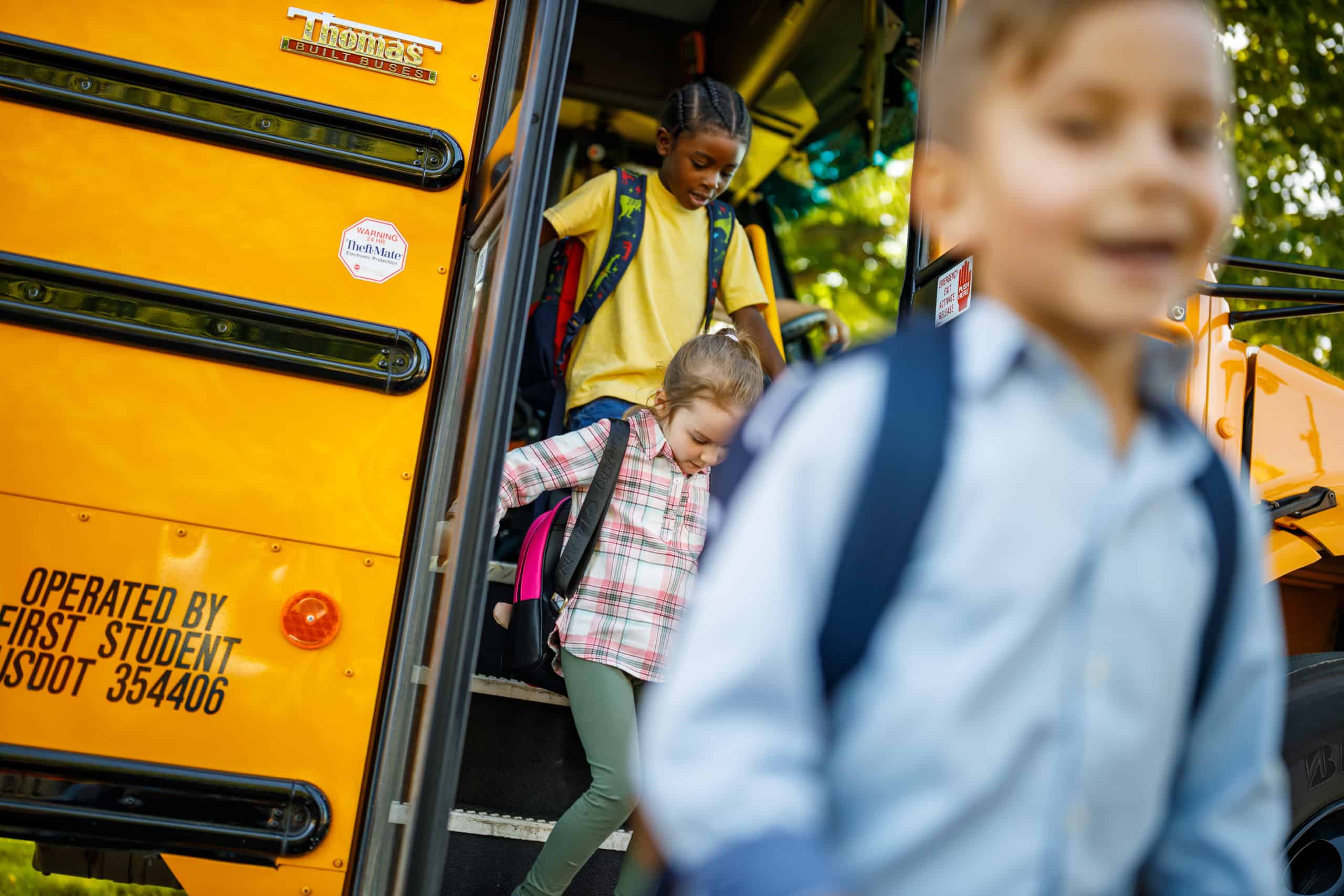 First student to assume 30 portland school bus routes previously