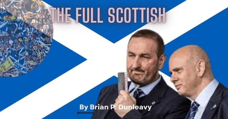 Patrick Stewart and Kevin Thelwell, ex Rangers owners