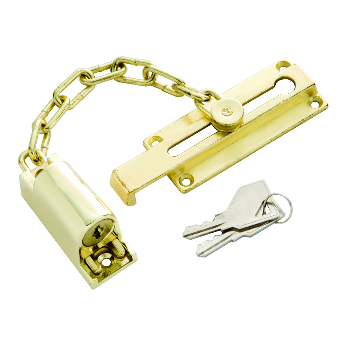 Keyed chain door guard