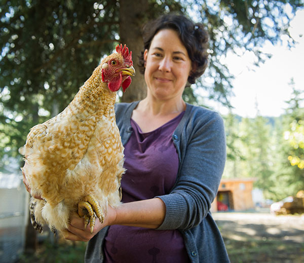 Megan Waterman. From FirstWeEat.ca, the Food Security North of 60 website supporting First We Eat, a documentary by Yukon filmmaker Suzanne Crocker about eating only locally-grown foods in in Dawson City, Yukon, in Canada's North, for one year.