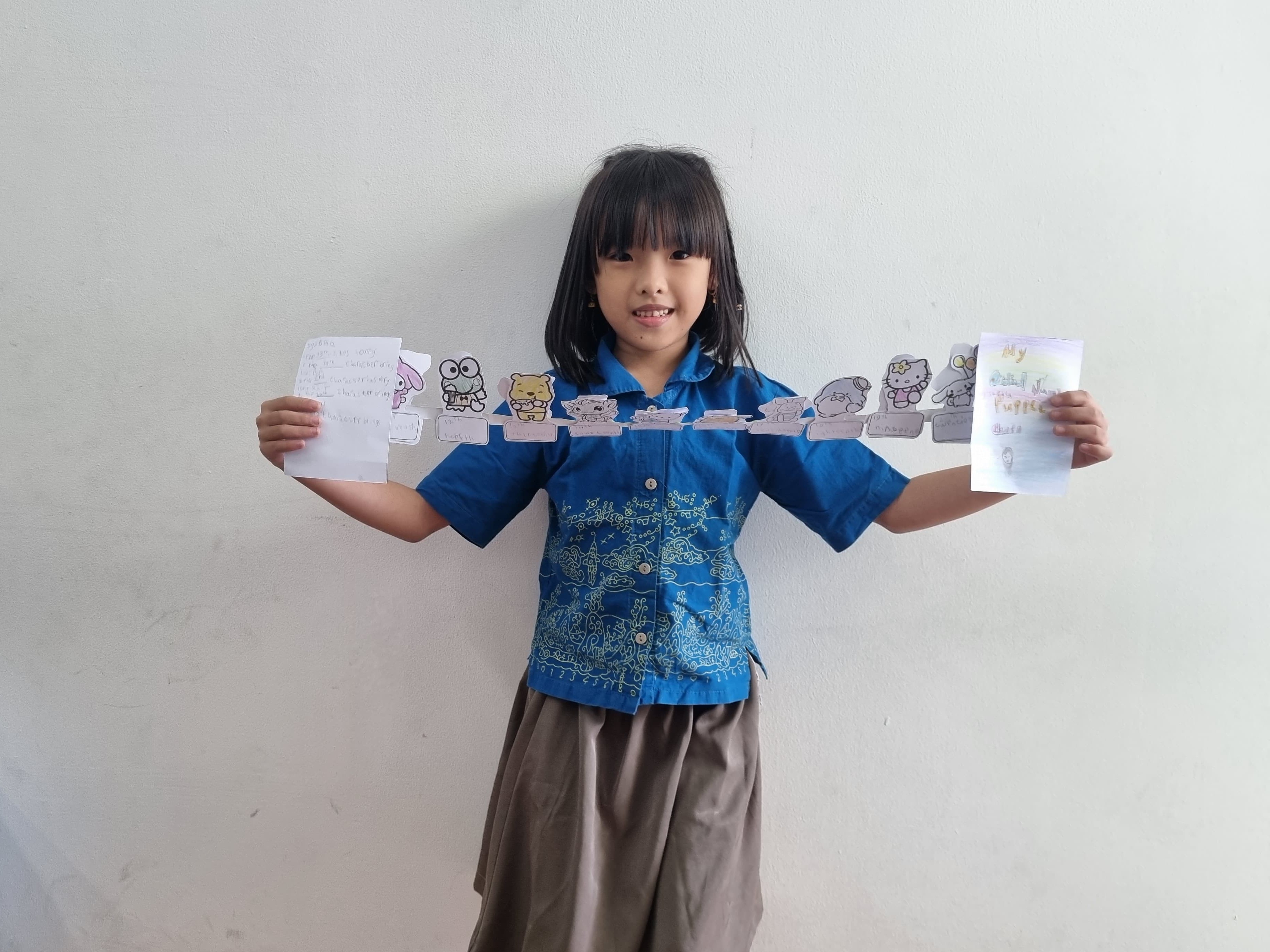 Primary 2 – Maths: Learning Ordinal Numbers with Puppet Chain