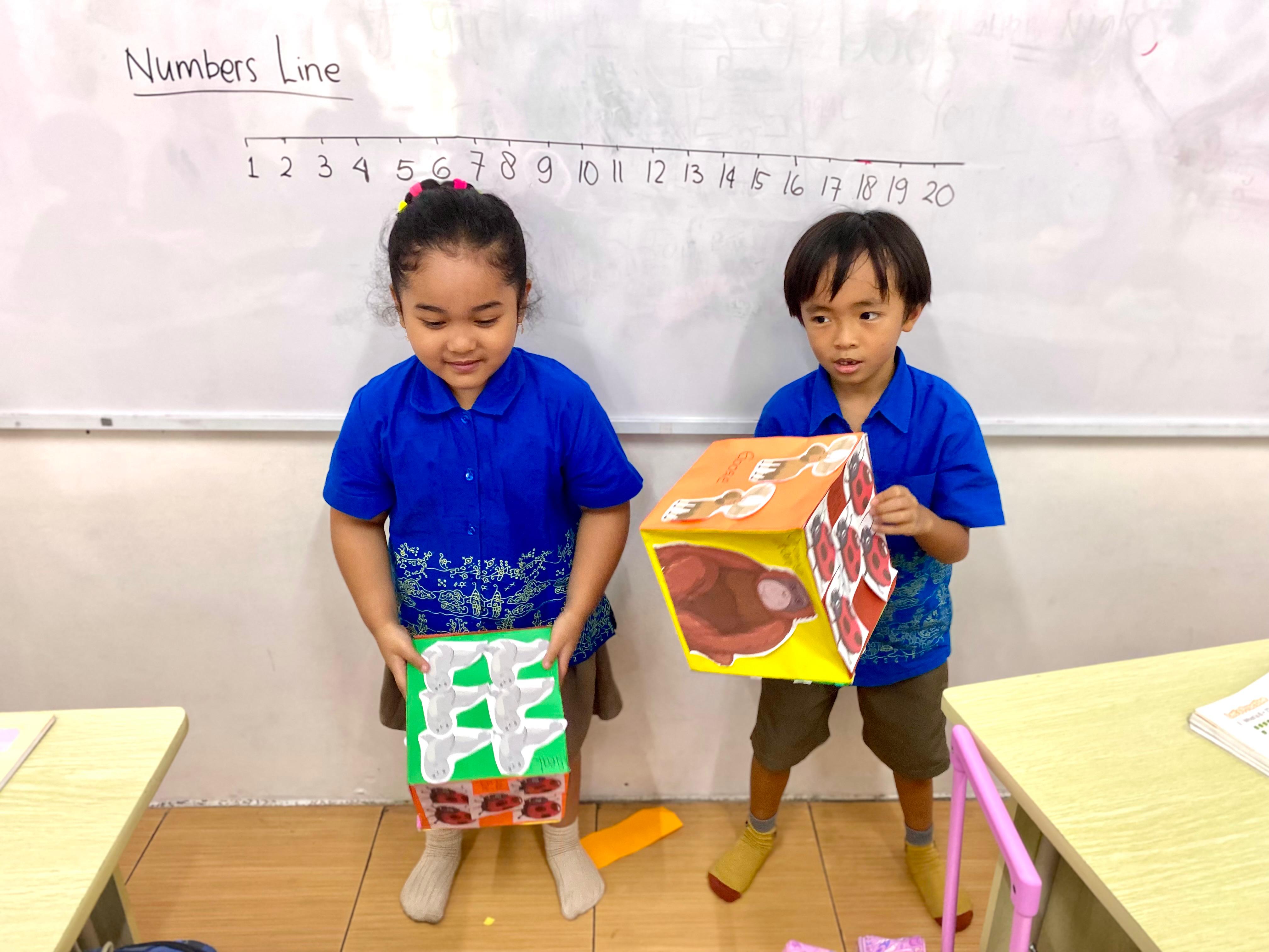Primary 1 – Maths: Learning Addition with “Roll the Animals Dice” Game