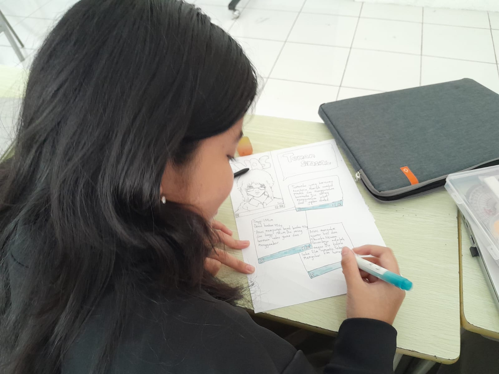 Secondary 1 – Bahasa Indonesia: Belajar Teks Deskripsi Melalui Aktivitas Saling Mengenal