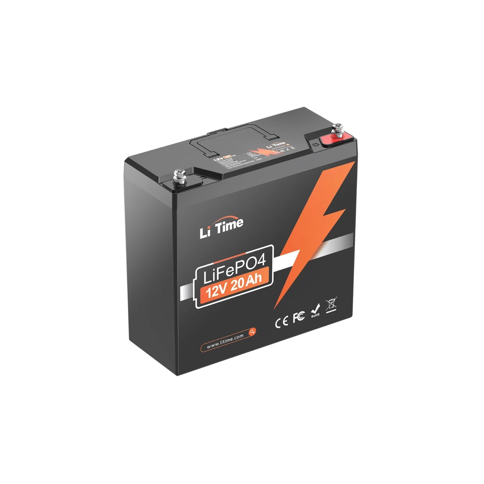 Μπαταρία Λιθίου LiFePO4 12V 20Ah LiTime