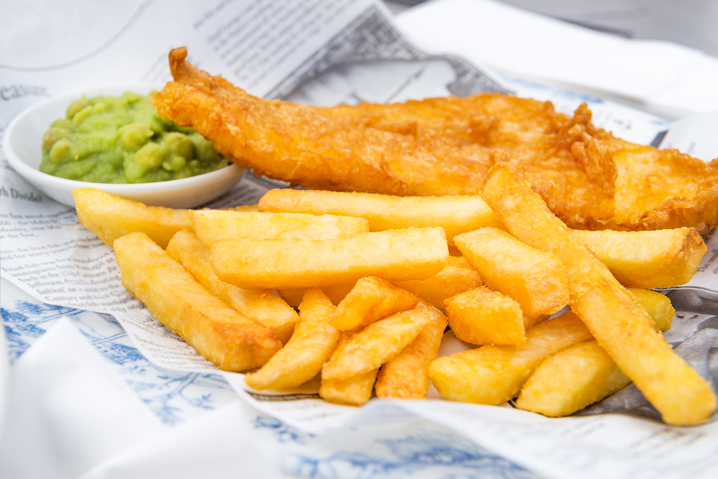 Fish (usually Cod or Haddock)