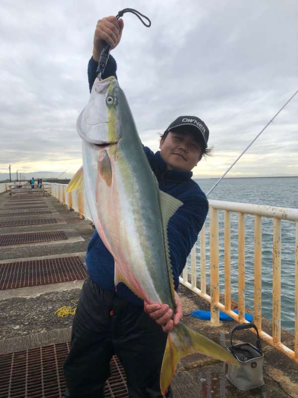 南港魚つり園でまたブリが出た！
