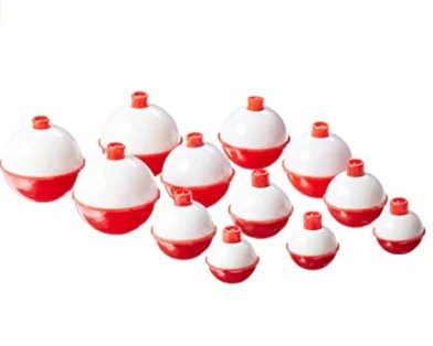 A set of the traditional bobbers.