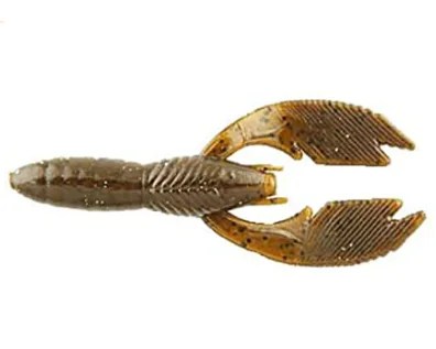 An artificial crawfish bait.