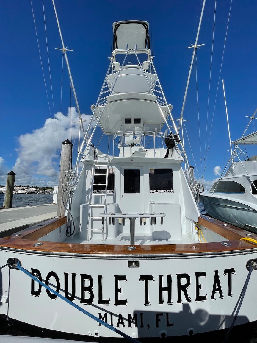 1970 custom bertam 35 mark ii this is a custom built fishing, charter, or expedition vessel! Miami Deep Sea Fishing Charters Double Threat Charters