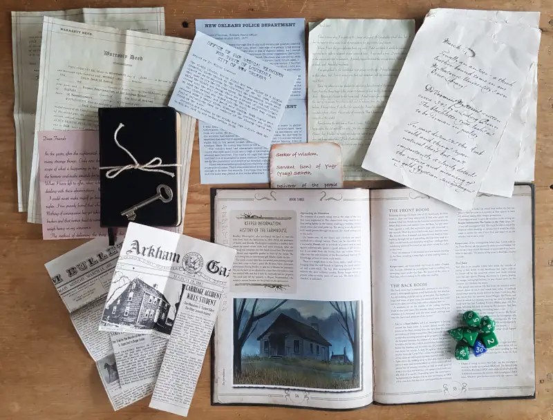 Handouts for Edge of Darkness.