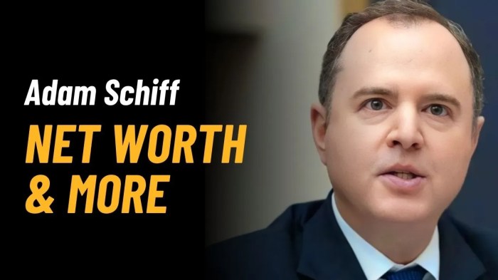 What is adam schiff's net worth in 2025