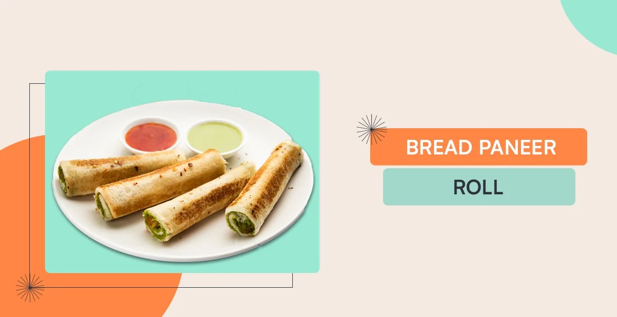 Bread Paneer Roll