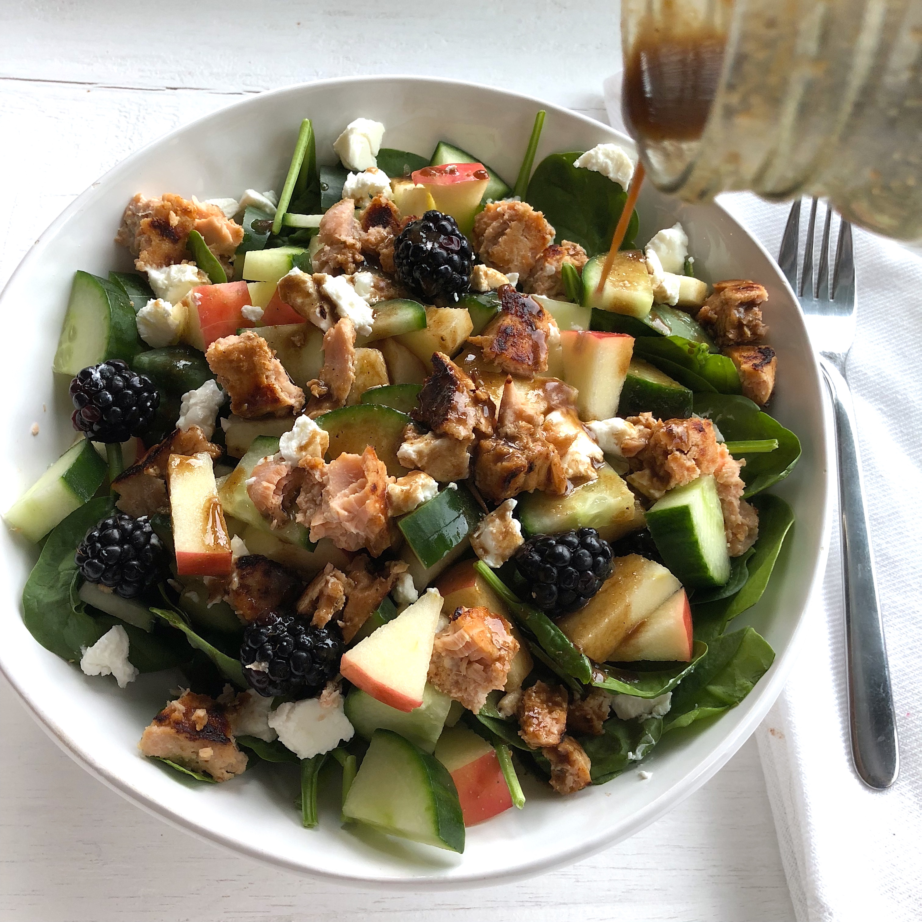 Simple Savory Balsamic Salad Dressing The Fit Feed by Reed