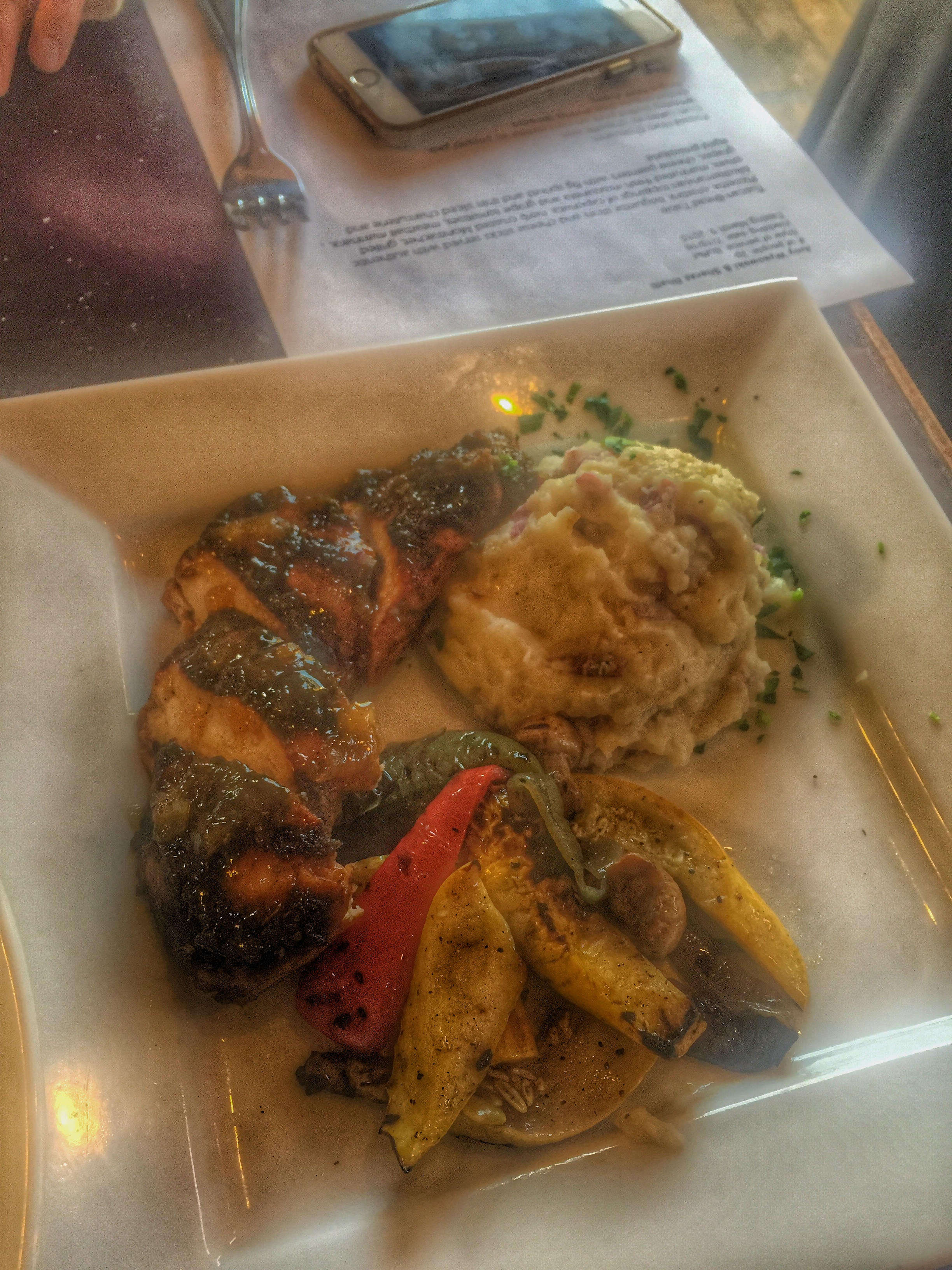 Mago glaze jerk chicken