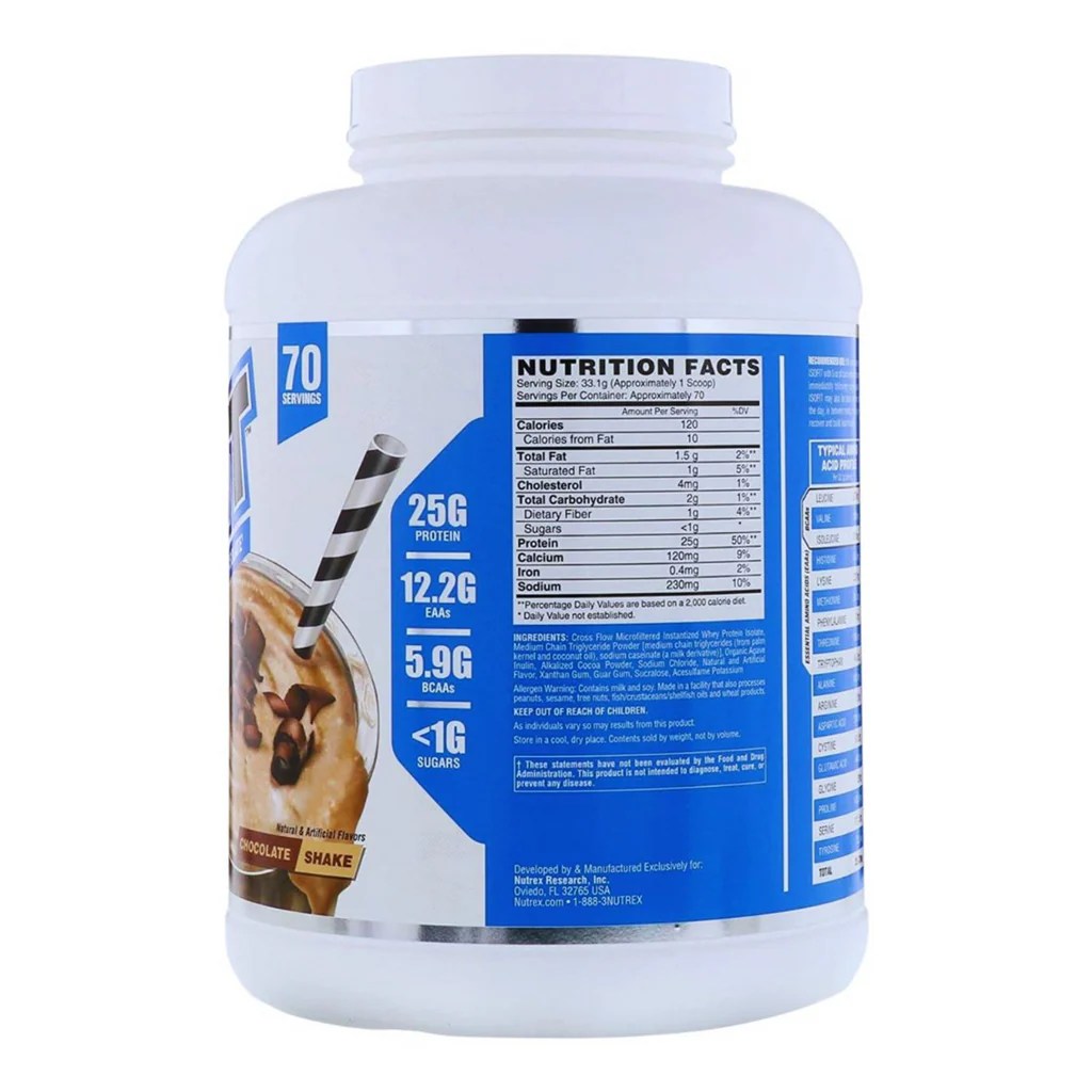 Nutrex Research Isofit Whey Protein Isolate Fitfreak Supplements