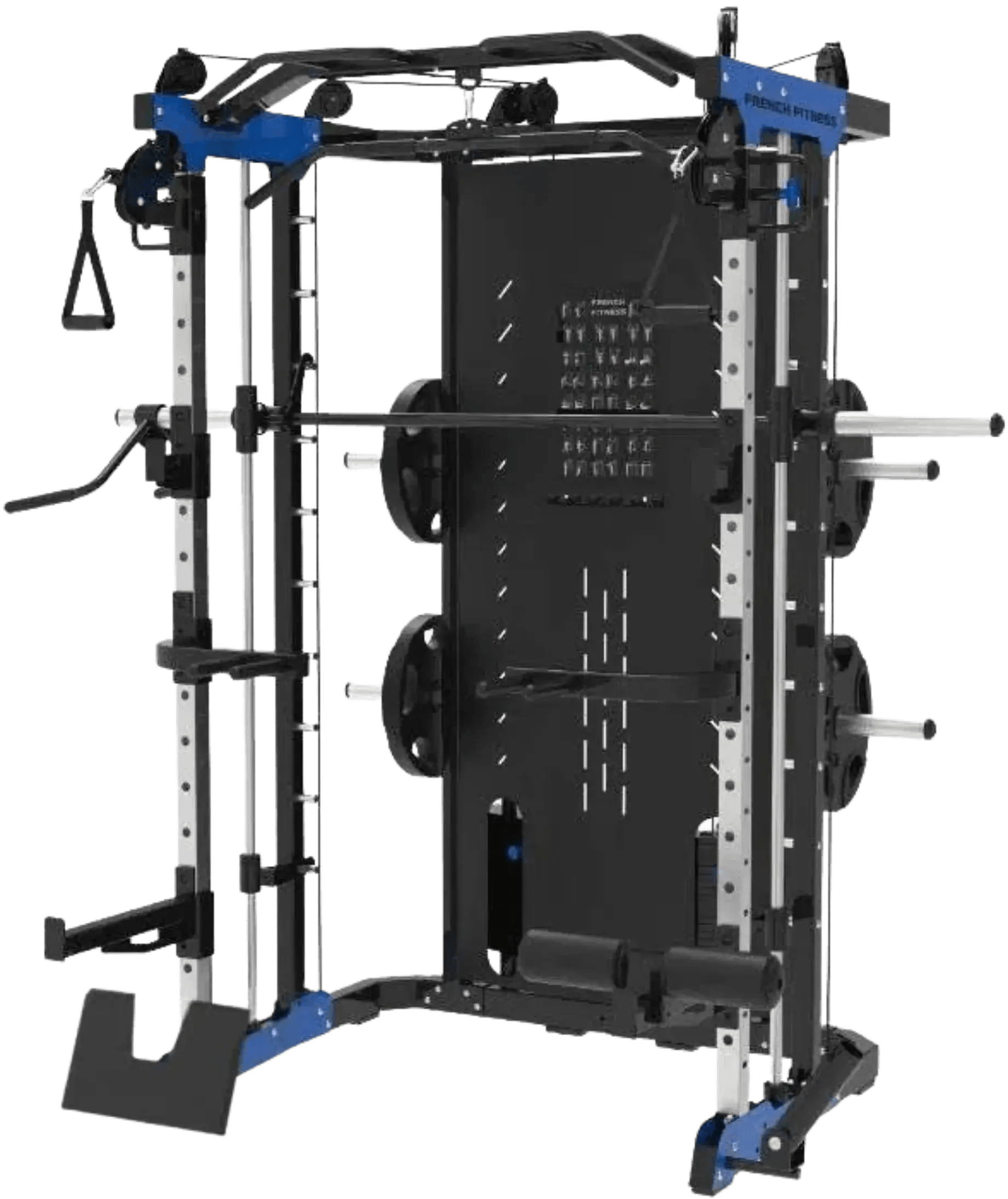 French Fitness Fsr60 Functional Smith Squat Rack Gym Machine