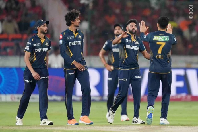 IPL 2025 points table, rcb lost 2nd position after gt win, mo. Siraj joins purple cap race