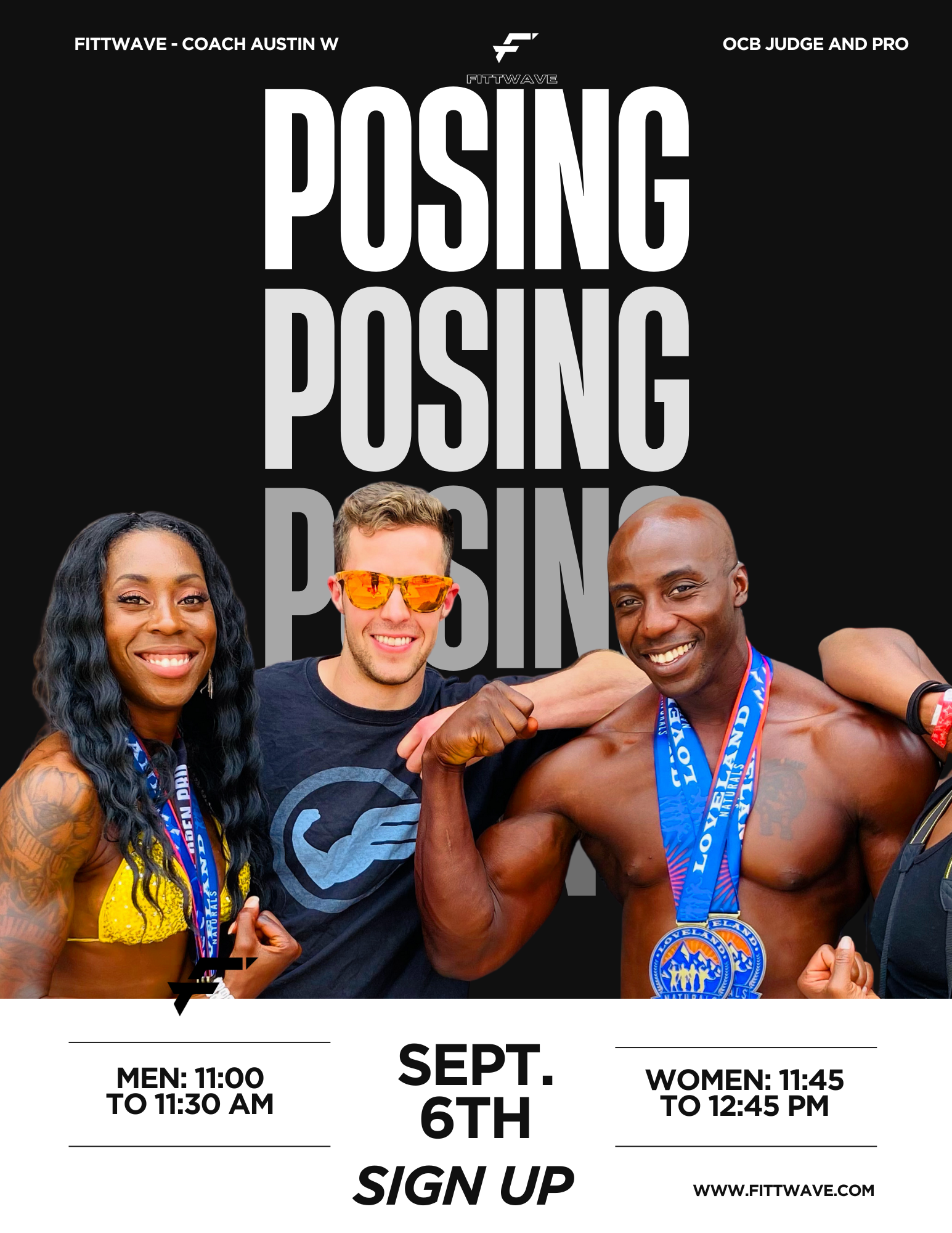 Bodybuilding Posing Clinic  Colorado Springs – September 6th, 2025