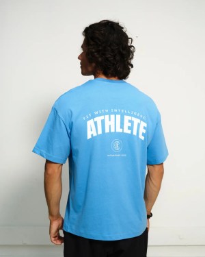FitMind Athlete Tee | Azure Blue - Afbeelding 5