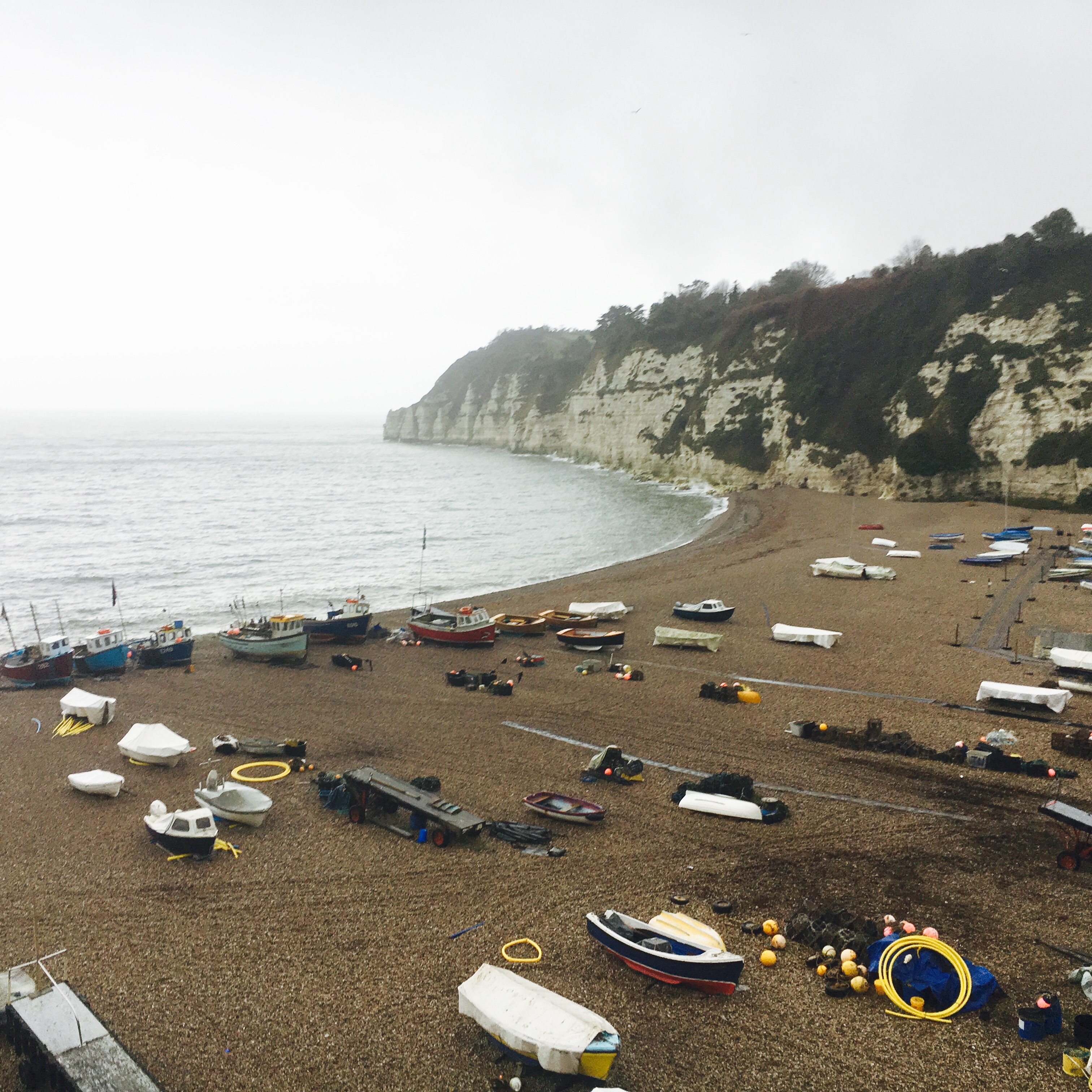 Beer beach from the cliff path