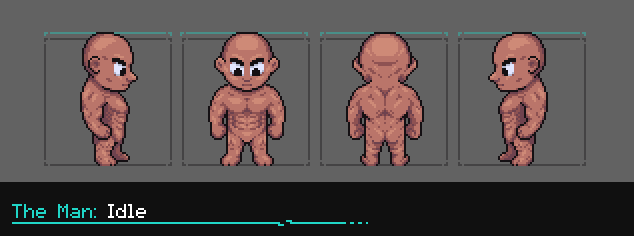 pic Top Down Pixel Art Character animate pixel art characters in a top