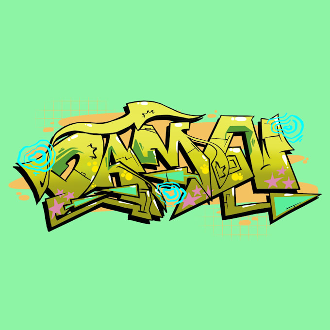Make Your Product Brand Or Your Name In Graffiti Style By Saddamamarullah Fiverr