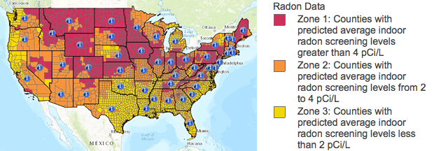Radon Maps FixRadon Com US Radon Tn 