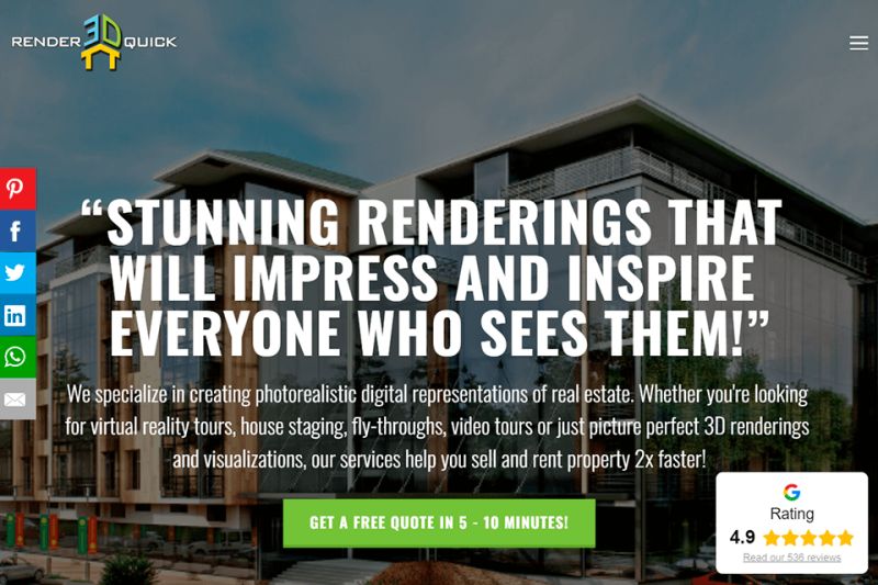 Quick3d Features Render Modes - Best Nature Textures in High Resolution