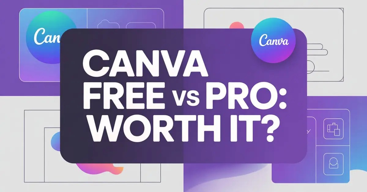 Canva Free vs Pro: What You Actually Get for $12.99 monthly