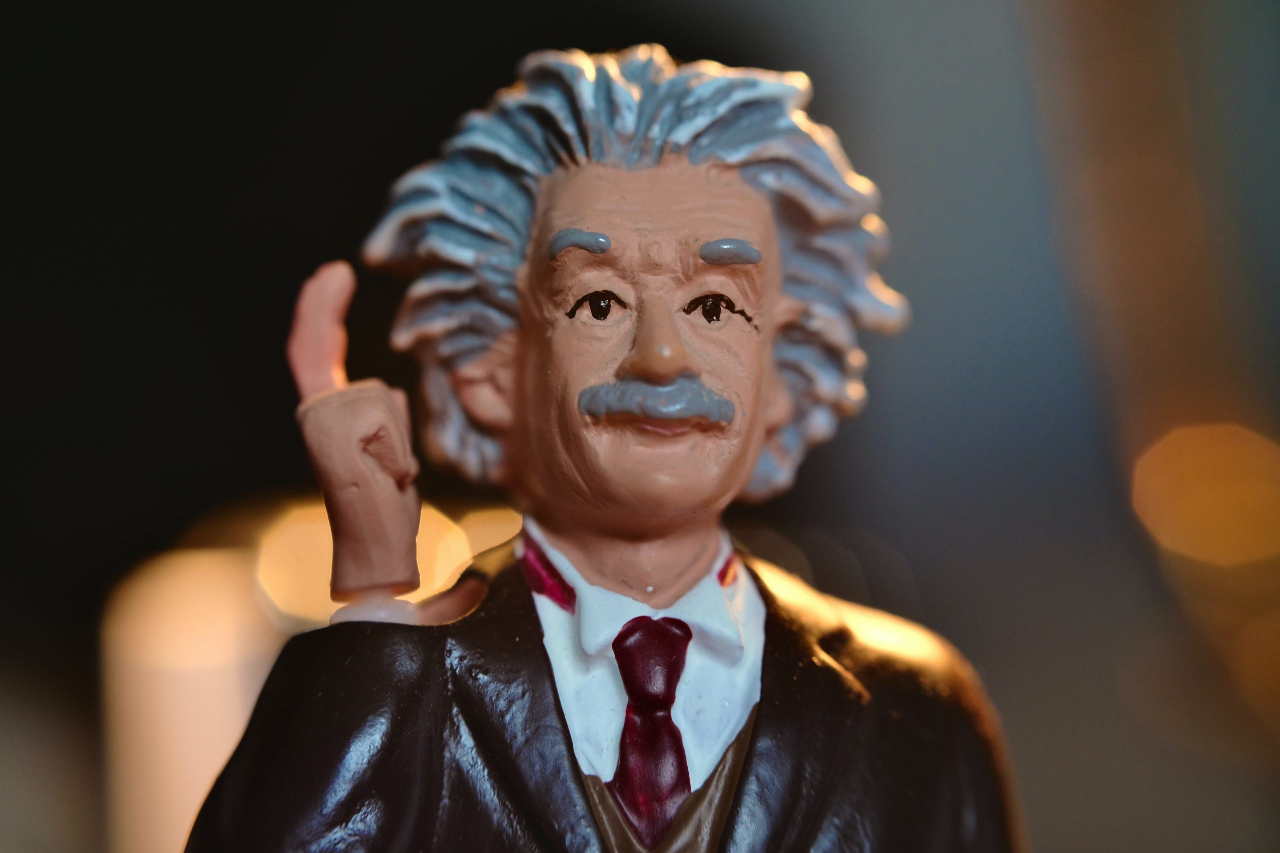 Albert Einstein bobblehead - getting unstuck