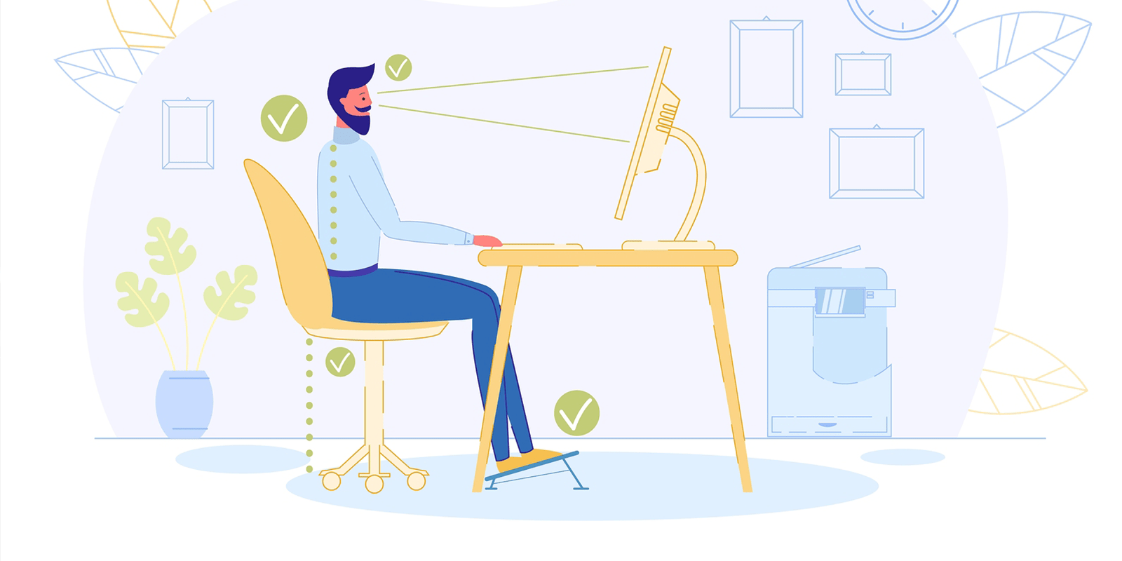 images Ergonomics Examples At Home work from home ergonomics 101 setting up your new remote office flexjobs