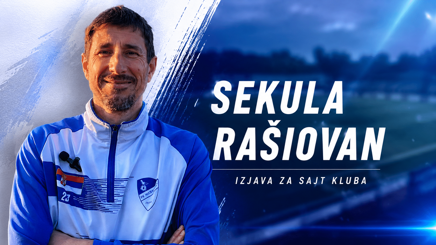 Rašiovan pred Mladost APA: „Siguran sam da se radi o veoma kvalitetnoj ekipi“