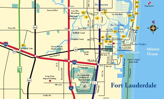 Plan De Fort Lauderdale Voyage Carte Plan FLmap 
