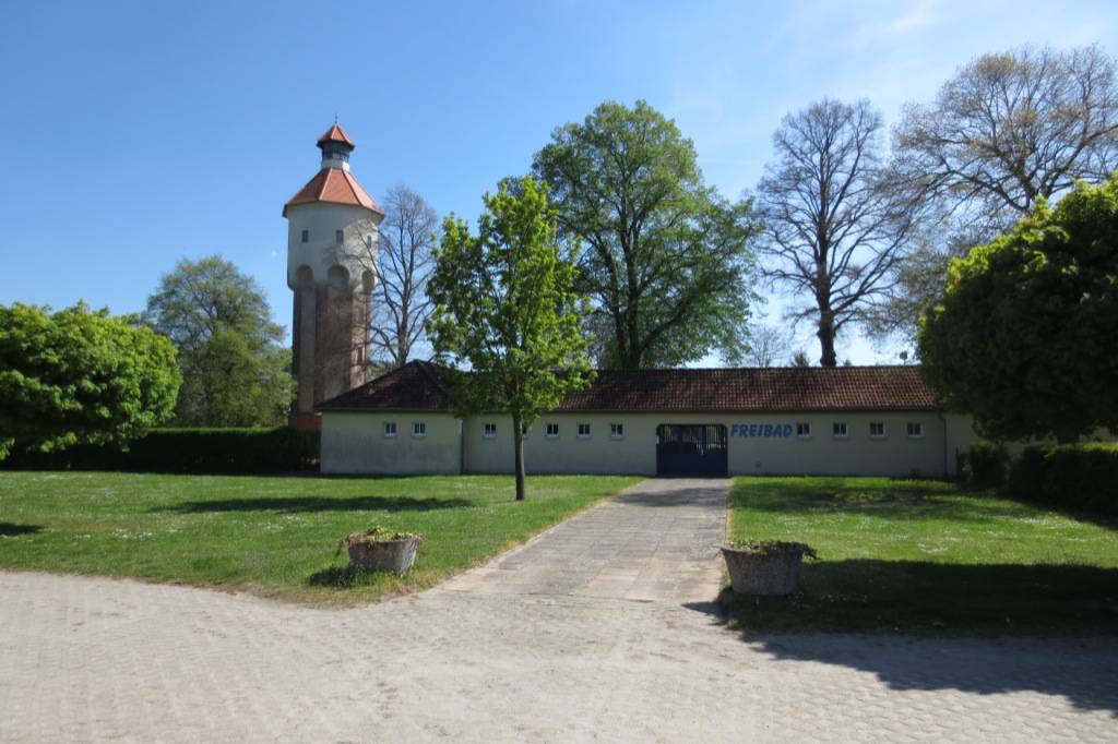 Blick auf den Wasserturm