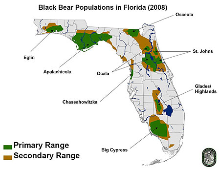 bear distribution map florida