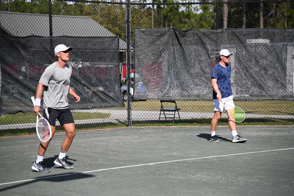 Mac Kriger, right, and George Goldhoff. (Palm Coast)