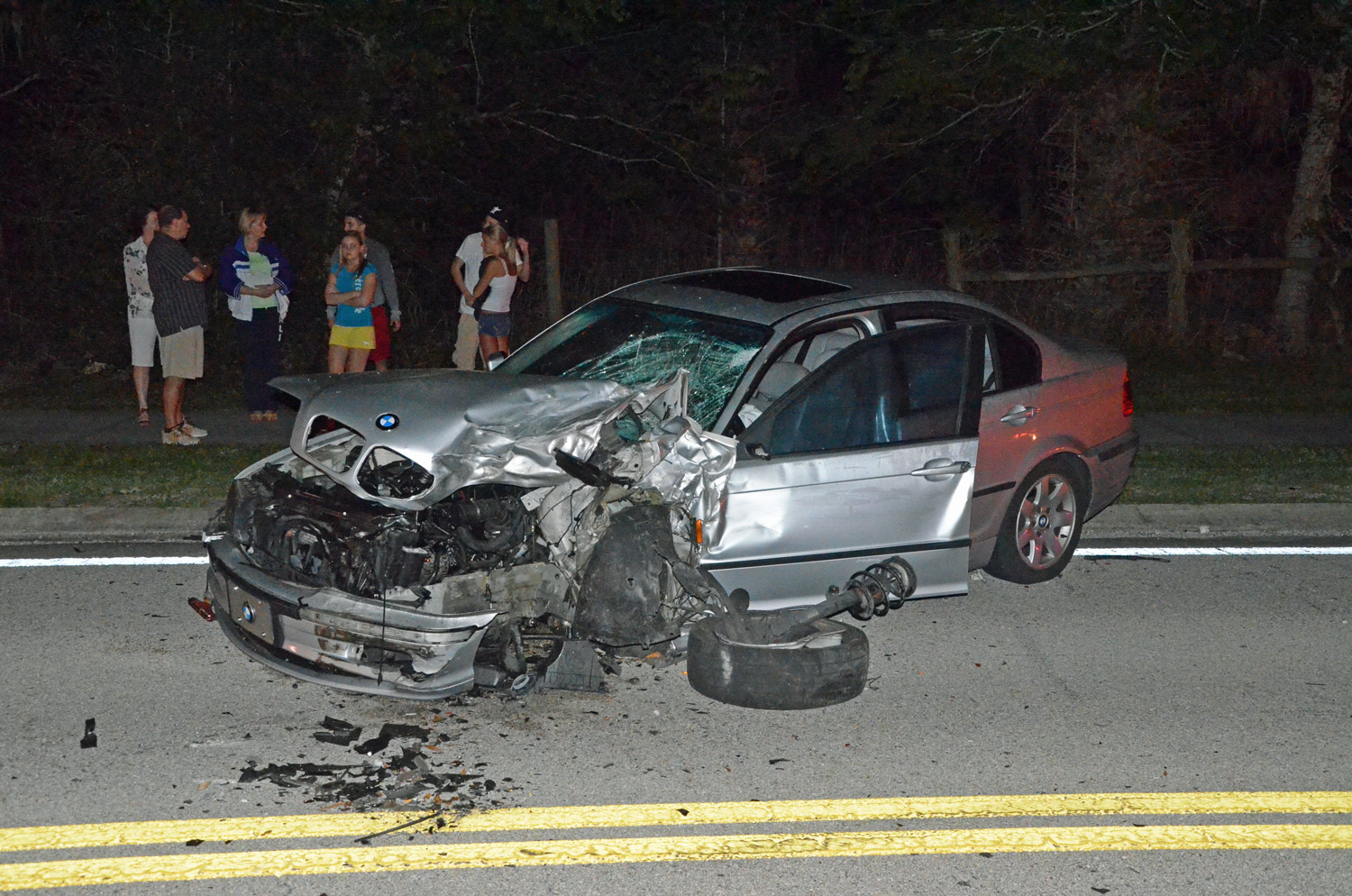 Spectacular crash on colbert lane, better result: no injuries, but a