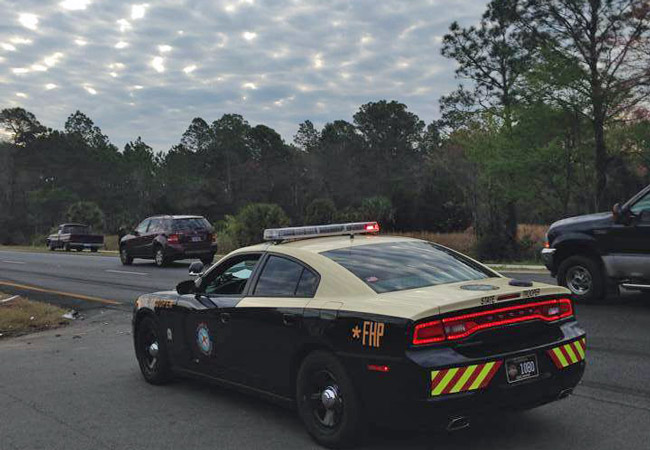 Cops from several local and state agencies are involved in the massive search just north of the Flagler-St. Johns County line. 