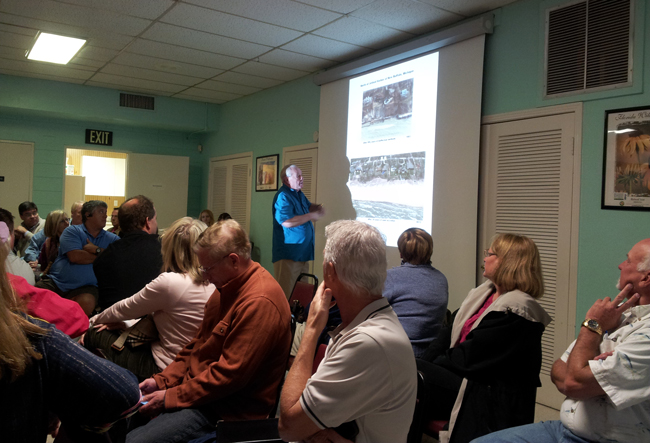 They wanted to love him, but Dick Holmberg left Flagler Beach city commissioners only baffled. Again. And not in a very good way. (c FlaglerLive)