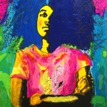 'Strong Not Angry' by Richlin Ryan, the Palm Coast artist whose latest exhibit opens at the Yvonne Scarlet-Golden Cultural and Educational Center in Daytona Beach tonight. See details below. (© Richlin Ryan)